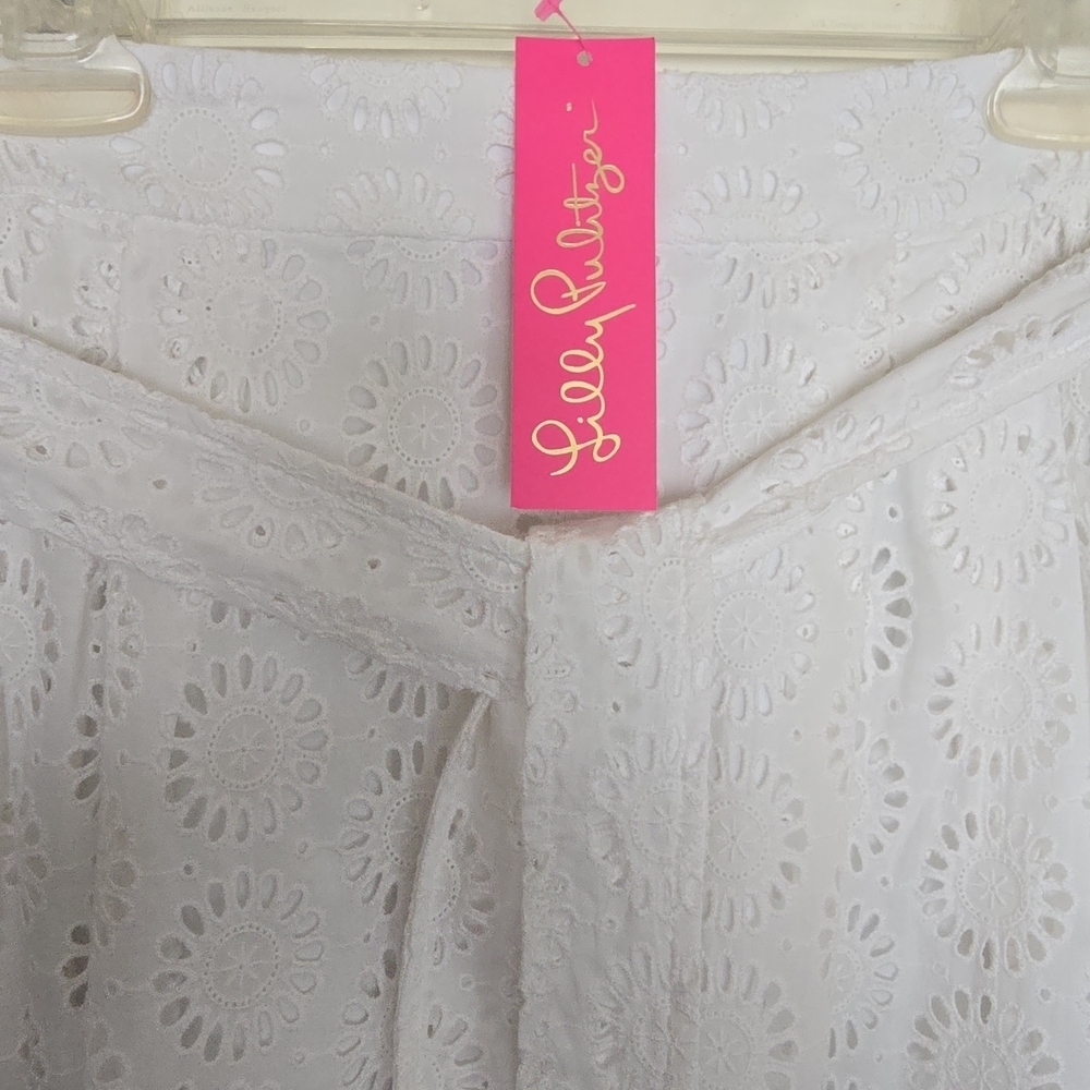 COPY - NWT Lilly Pulitzer White Eyelet Midi Skirt - Picture 3 of 4